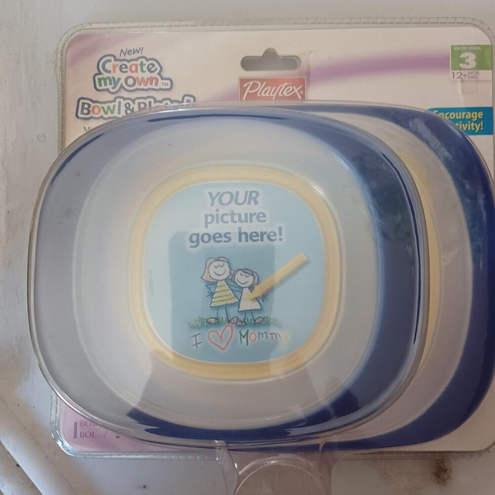 Playtex Create My Own Bowl & Plate